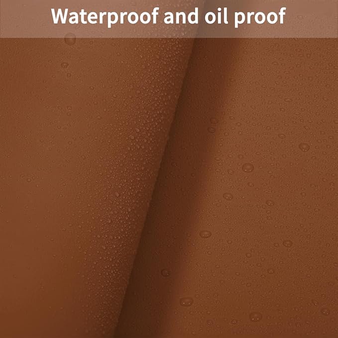 Dresser Top Protector - 16x36 Inch Waterproof Anti Overflow Can Cover Up Defects Protect The Surface of Furniture from Scratches Can Be Used for Dresser Bedside Table(Brown+Gray 16x36)