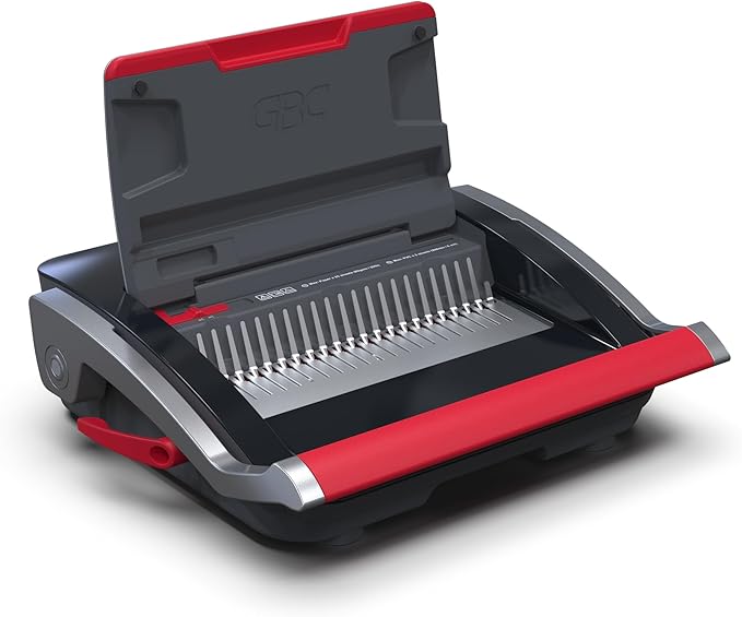 GBC Binding Machine, CB25 CombBind Punch and Bind Machine, Punches 25 Sheets, Binds 500 Sheets (WSM200026)