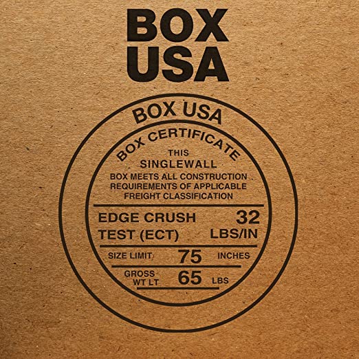 BOX USA 16 x 12 x 6 Corrugated Cardboard Boxes, Flat 16"L x 12"W x 6"H, Pack of 25 | Shipping, Packaging, Moving, Storage Box for Home or Business, Strong Wholesale Bulk Boxes