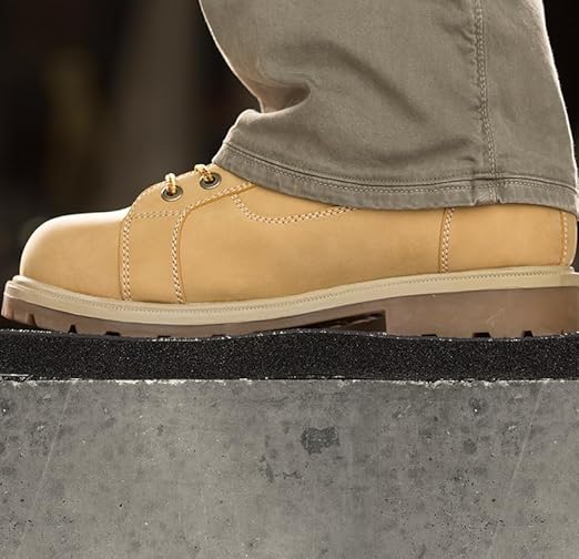 Wearwell 414.1516x2x6BYL Diamond-Plate SpongeCote UltraSoft Mat, 6' Length x 2' Width x 15/16" Thick, Black with Yellow