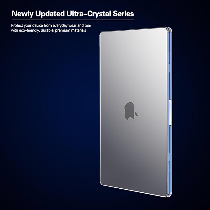 KEROM Crystal Clear Case for MacBook Pro 14 inch 2025-2021 M5 M4 M3 M2 M1 Pro/Max Chip A3434 A3112 A3185 A3401 A2918 A2992 A2779 A2442, Slim Plastic Hard Shell Case & Keyboard Cover, Transparent