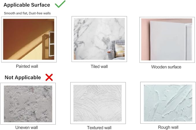 Thick Cork Board for Wall with Pins, 36" x 24" Bulletin Board Self-Adhesive Pin Board | Customized 6 Packs Felt Tiles for Office Home Wall Decor