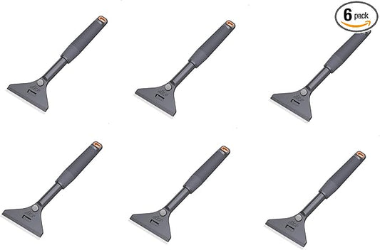 Slice 10599-CS Long-Handled Ceramic Scraper, Never Rusts, Lasts 11x as Long as Metal, Ergonomical Handle for Less Fatigue, 6 Pack