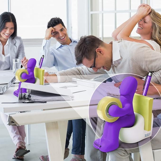 The Butt Tape Dispenser – Funny Gifts for Men – Weird Stuff, Desk Accessories for Men - Novelty, Fun Office Supplies Gag Gifts for Men - Teacher Gifts Boss Gifts for Men - Going Away Gift for Coworker