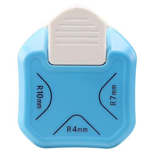 LOONENG 3 Way Rounded Corner Punch, 4mm, 7mm, 10mm 3 in 1 Corner Cutter for Paper Crafts, Laminator, Cardstock, DIY Projects, Photocards, Card Making and Scrapbooking