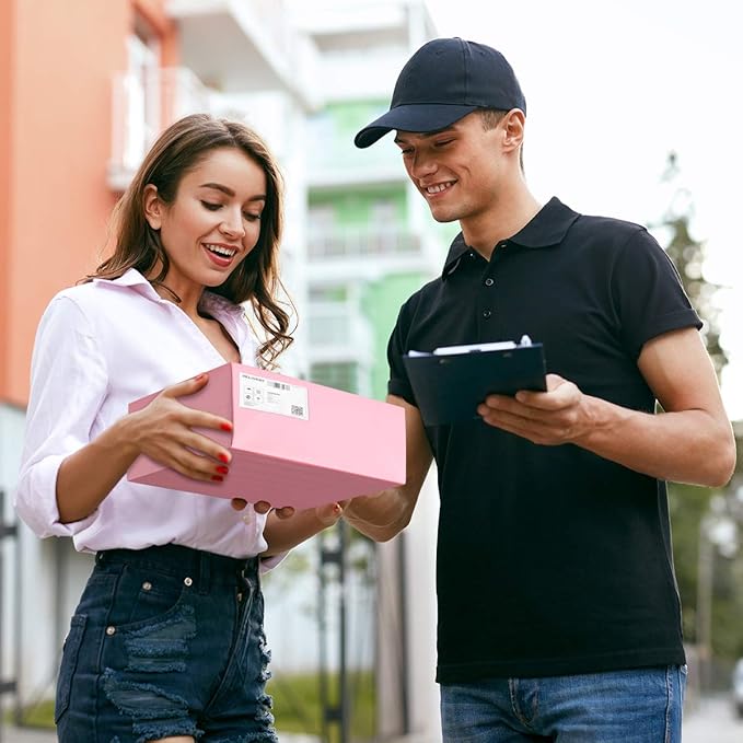 UCGOU Poly Mailers 24x24 Inch Light Pink 100 Pack Extra Large Shipping Bags Strong Thick Mailing Envelopes Self Seal Adhesive Waterproof and Tear Proof Boutique Postal for Clothing Quilt and More