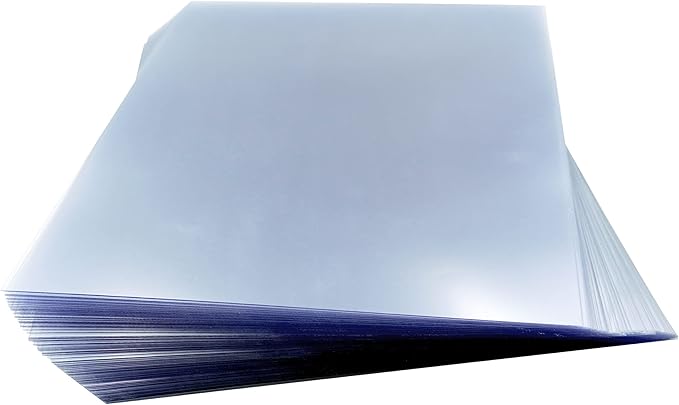 TOTiyea 200 Pack 4.5 Mil PVC Binding Presentation Covers, Clear Report Covers for Binding,8.5x11 Inches,Letter Size