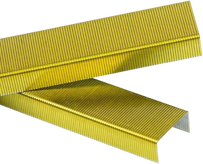 JAM PAPER Standard Size Colorful Staples - Golden Yellow - 5000/box