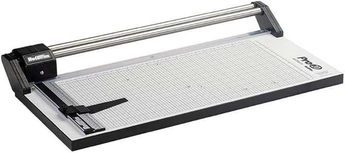 Rotatrim Pro 20 Inch Cut Professional Paper Cutter/Trimmer Precision Rotary Trimmer with Self-Sharpening Precision Steel Blades & Twin Stainless Steel Guide Rails (RCPRO20i)