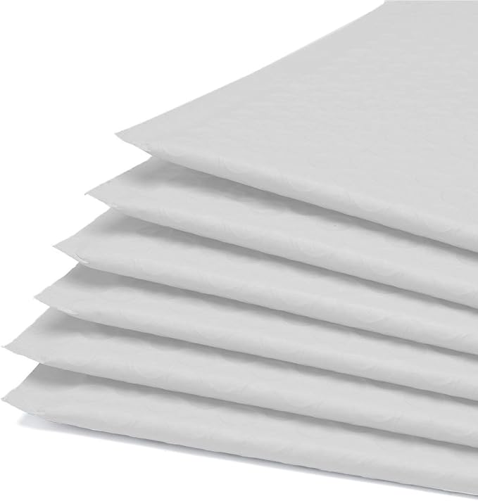 7.25x12 inches Poly Bubble Mailer Self Seal Bubble Shipping Envelopes 2.5 Mil 100 Pack