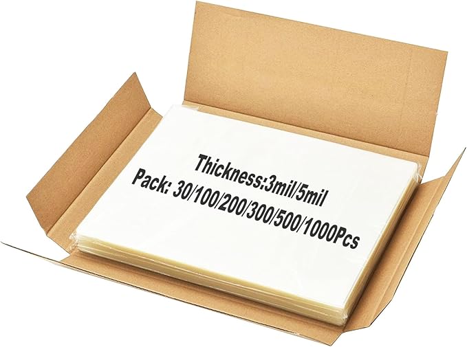 Thermal Laminating Pouches, 300 Pack Laminating Sheets for Use with Thermal Laminators, 9 x 11.5 Inches, Letter Size Sheets, 5-mil Thickness