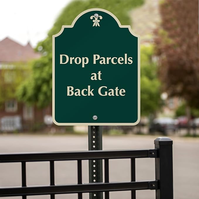 SmartSign "Add Own Wording Here" Custom Designer Sign | 24" x 18" Aluminum, Made in USA