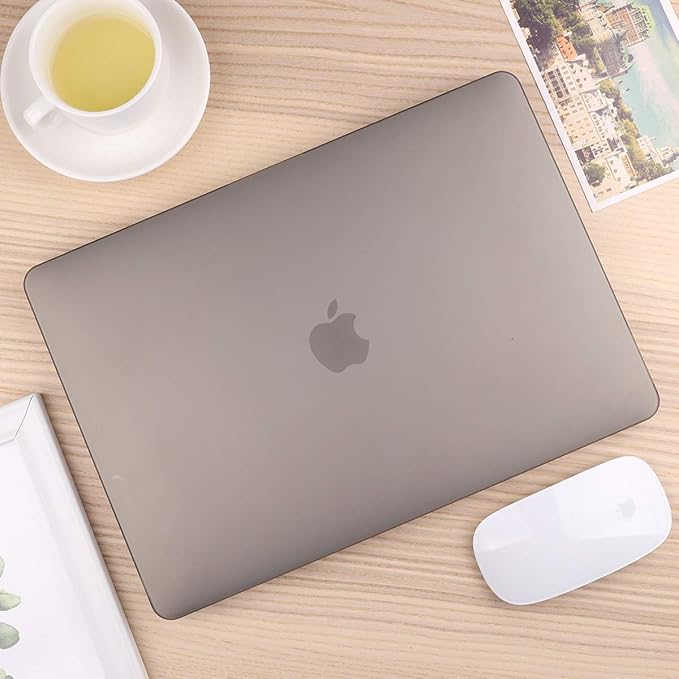 CISSOOK Compatible with MacBook Pro 13 Inch Case Gray 2023 2022 2021-2016 Release Model A2338 M2 M1 A2251 A2289 A1706 Touch Bar, Plastic Hard Shell Case with Keyboard Cover for Pro 13", Matte Gray