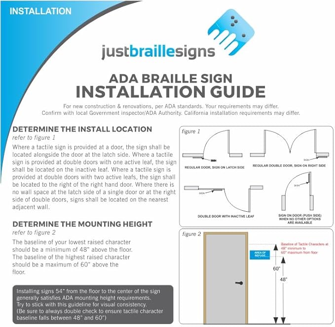 ADA STAIRS braille sign, 6” x 6”, ADA Compliant STAIRS Sign for Building or Business, Many Colors Choices, Made in USA! (Hunter Green)