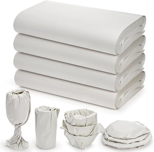 ZAVOOS 400 Sheets Packing Paper for Moving, 27'' x 17'' Large White Newsprint Paper Rolls, 12 Lb Goods Packaging Box Filler for Shipping, Wrapping, Protecting Fragile Items