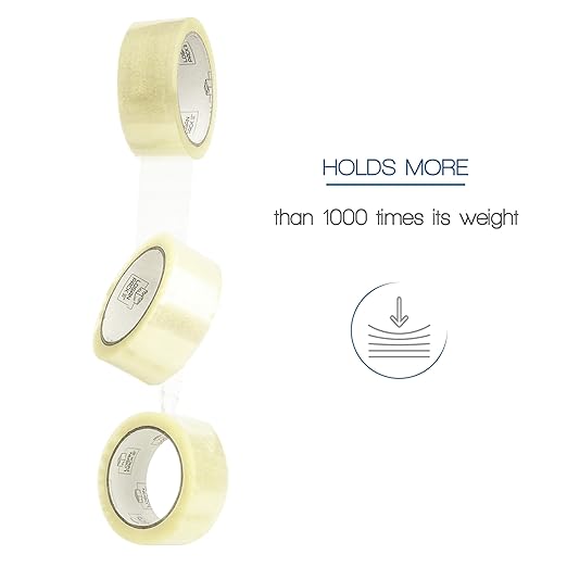 Clear Packing Tape, 36 Rolls Heavy Duty Packaging Tape for Shipping Packaging Moving Sealing, Thicker Clear Packing Tape, 1.88 inches Wide, 110 Yards Per Roll, 3960 Total Yards