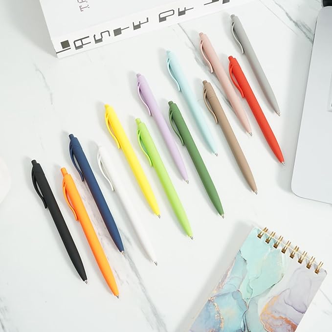 BallPoint Pens, 50 Pack (BLACK Ink),Bulk Pens, Red Barrel,Click Pens for Office Home and School, Retractable Ballpoint Pens, Medium Point, 1.00MM (Red)