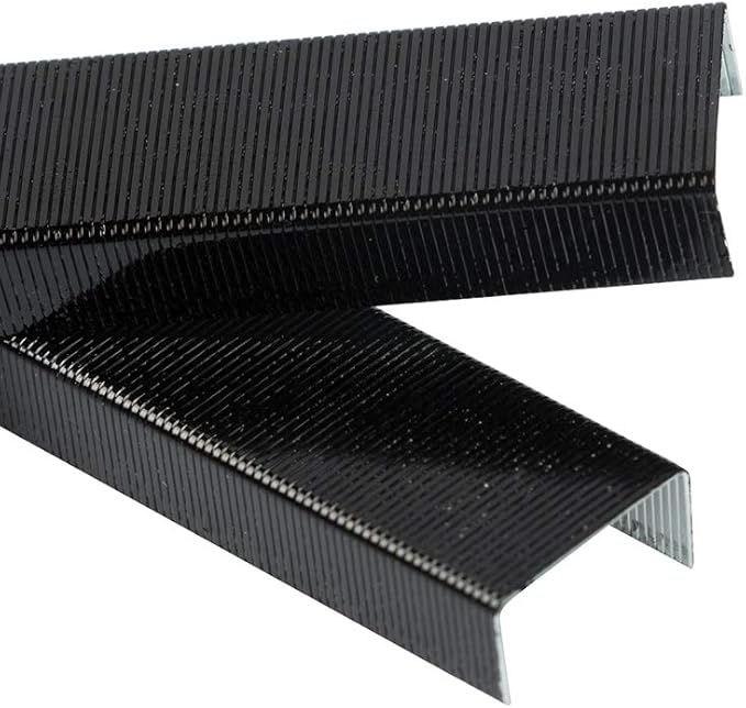 JAM PAPER Standard Size Colorful Staples - Jet Black - 5000/box