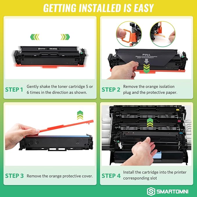 067 Toner Cartridge Set Replacement for Canon 067 067H Toner Cartridge Compatible With Canon Color ImageCLASS MF653Cdw MF656Cdw LBP632Cdw MF654Cdw LBP633Cdw MF650C LBP630C Series Printers 4-Pack Color