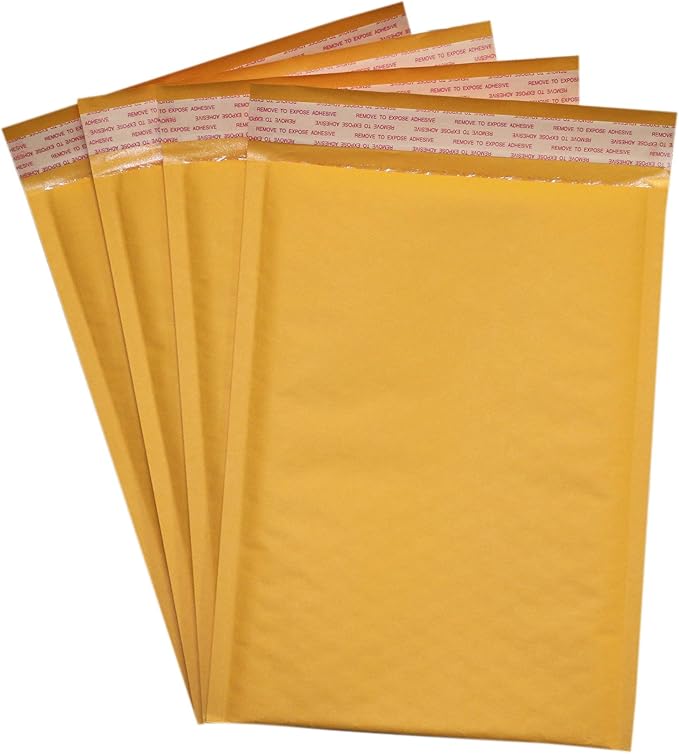 Secure Seal #2 8.5x12 Kraft Bubble Mailers Padded Shipping Envelopes (Pack of 300)