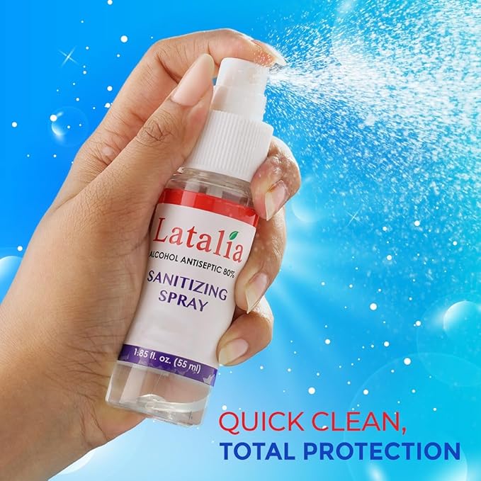 Hand Sanitizer Spray - Pack of 24 Unscented Spray Hand Sanitizer for Hands (1.85 fl. oz & 55 ml)