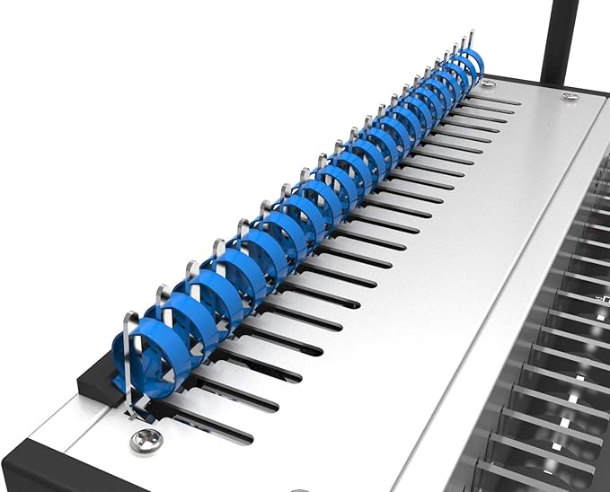 Rayson SD-1501A21 Binding Machine with Combs Set - 21 Hole / 200 Sheets Comb Binder for Punching or Binding