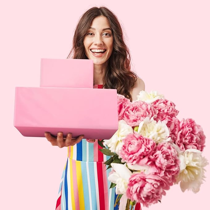 Metronic Poly Mailers 19x24 Inch 500 Pcs, Large Shipping Bags for Clothes, Shipping Envelopes for Small Business, Strong Adhensive Mailing Bags Packaging Bags, Light Pink