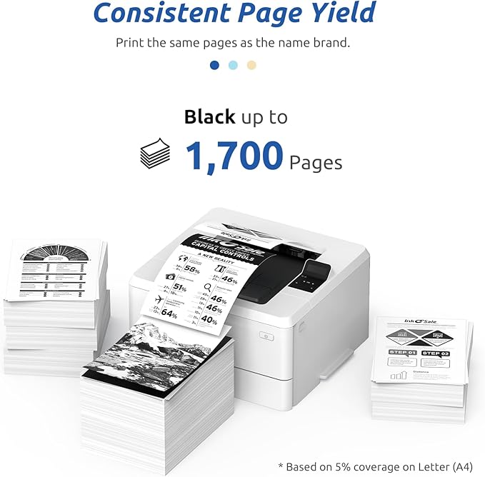 INK E-SALE Compatible 30A Toner Cartridge Replacement for HP 30A CF230A for use with HP Pro M203 M227 Series MFP M227fdn M227fdw M227sdn M203d M203dn M203dw Printer 4-Pack New Version