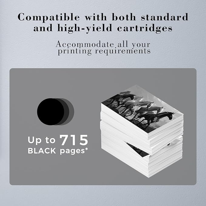 Printer Ink 64XL 64 Black 7800 Tango Ink Cartridge for HP Ink 64 XL 64XL Black Ink Cartridge for HP Printers for Envy Photo 6220 6230 6252 7120 7155 7855 7858 | Tango Tango X Tango Terra | N9J92AN