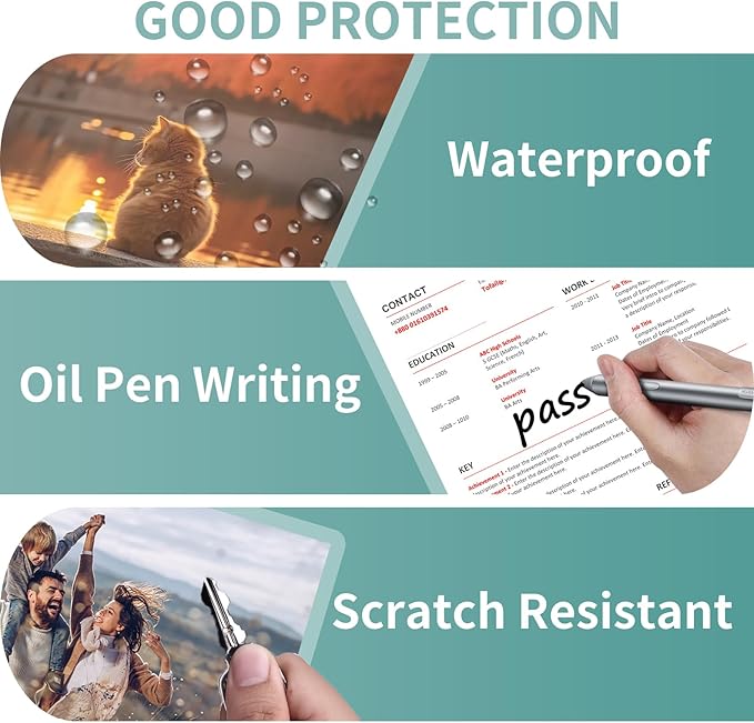 Laminating Sheets - 5Mil Thermal Laminating Pouches, 9"x11.5" Clear Laminate Sheets for Schedules, Menus, Certificates, Art Drawings, Round Corner, 1000 Pack