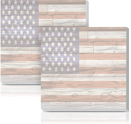 Sticky Notes 3x3 Inches, 2 Pads Cute Colorful Self-Stick Note Pads, Easy to Post for Home, Office and Daily Life Organization Woody Flag