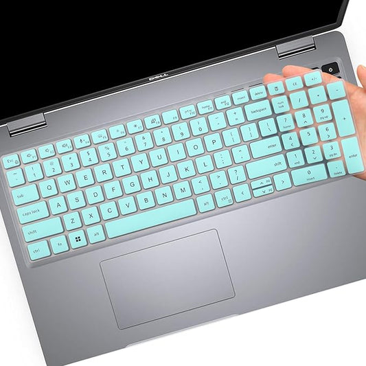 Keyboard Cover for Dell Latitude 3540 5520 5521 5530 5531 5540 5550 & Precision 3590 3591 3580 3581 3560 3570 3561 3571 Laptop, Dell Latitude 15.6 inch Laptop Keyboard Skin-Hotblue