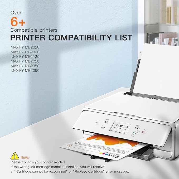 E-Z Ink Compatible Ink Cartridge Replacement for Canon PGI-1200XL PGI-1200 XL to Use with Maxify MB2720 MB2320 MB2120 MB2350 MB2050 MB2020 Printer (3 Black, 2 Cyan, 2 Magenta, 2 Yellow, 9 Pack)