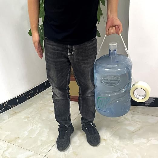 CHUANGSEED 3Pack Mono Filament Strapping Tape 6.2mil x 1Inch x 60yds Commodity Grade Heavy Duty Transparent Reinforced Fiberglass Tape