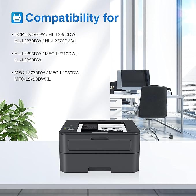 myCartridge Compatible Toner Cartridge Replacement for Brother TN760 TN730 TN-760 TN-730 Toner Use for MFC-L2710DW MFC-L2750DW HL-L2370DW Printer,4 Pack Toner TN-730/TN-760