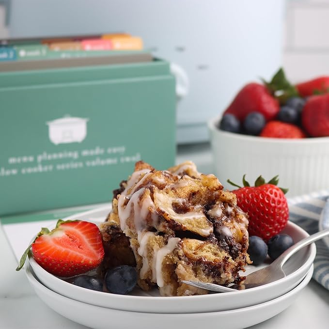 Meal Planner with 72 Photo Recipe Cards (Slow Cooker Vol 2) - Weekly Menu Planner | Recipe Box | 12 Reusable Grocery Lists | 5 Blank Cards | Card Protectors | Easy Recipe Ideas with Pictures