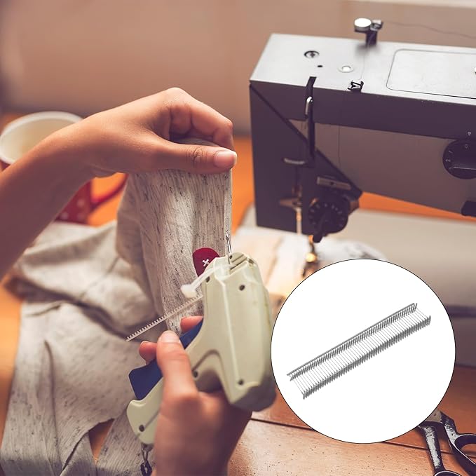 MECCANIXITY Standard Tagging Fasteners,Plastic Regular,Standard Label Gun Price Tagging Barbs for Garment Price Tag Label Tagging Barbs 12mm/0.5 Inch,Pack of 1000 Gray