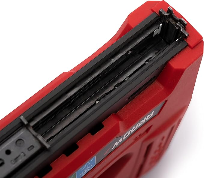 Arrow ET501F Corded 5-in-1 Professional Electric Staple and Nail Gun, Wire Stapler, and Brad Nailer for Upholstery, Framing, Insulation, Crafts, Fencing, and Cable, Black/Red