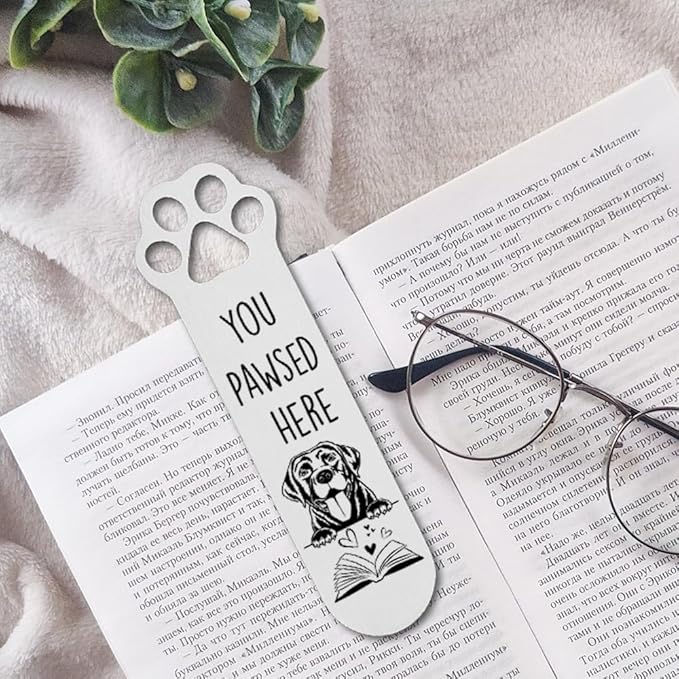 Labrador Dog Bookmark for Labrador Dog Lover Book Lovers Bookworm Bookish Nerd, DOD Gifts for Women, Bookmark Dog Lover, Book Club Gifts for Reader Dog Owner Lover-DX122