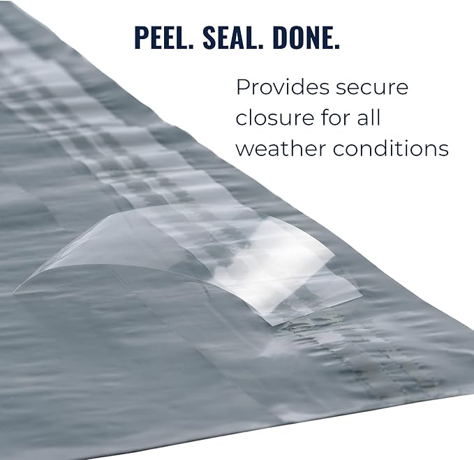 5 Large Shipping Bags 17x24 | Jumbo Poly Mailers for clothes | Strong Thick Mailing Bags with Self Adhesive | Self Sealing Shipping Envelopes