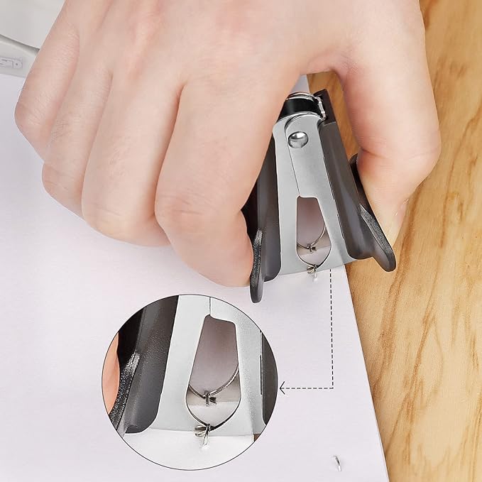 Office Supplies Kit, Desk Accessory Set, Including 2 Scissors, 1 Stapler,1000 Pieces 26/6 Staples, 1 Staple Remover, 1 Tape Dispenser and 1 Tape, Perfect Office Partners