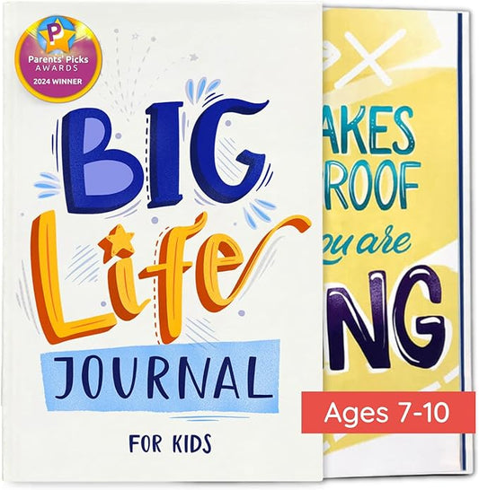 Big Life Journal - Second Edition: A Growth Mindset Guided Journal for Children – Interactive Journal and Goal Planner for Kids – Guided Journal for Kids with Prompts