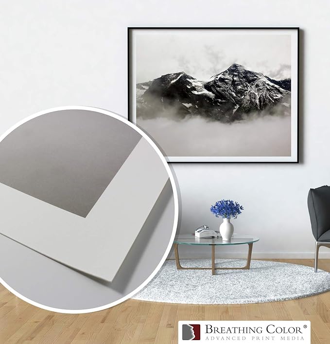 Optica One is a Luxurious 300 gsm Smooth Matte Fine Art Inkjet Paper Featured in a 44"x 40' Roll Its Bright White Color Makes It Ideal for Black and White and Color Prints 100% Archival Certified