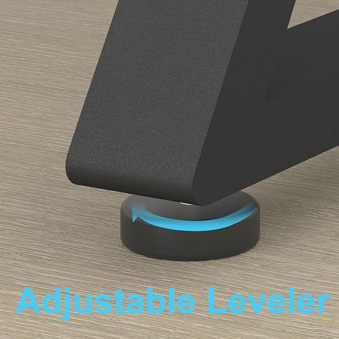 HSH 70 Inch Long Black Desk, Large Metal Wood Computer Desk for 2 Monitors, Modern Home Office PC Laptop Desk for 2 People Executive Writing Work Study Gaming, Simple Bedroom Living Room Black Table