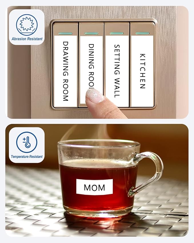 Tape 3 Pack TZe-261 TZe261 TZe 261 TZ 36mm 1.42 Inch Laminated White Tape, Compatible with Brother Label Maker P Touch Tape for PT 530 550 3600 P900W Label Makers, Black on White