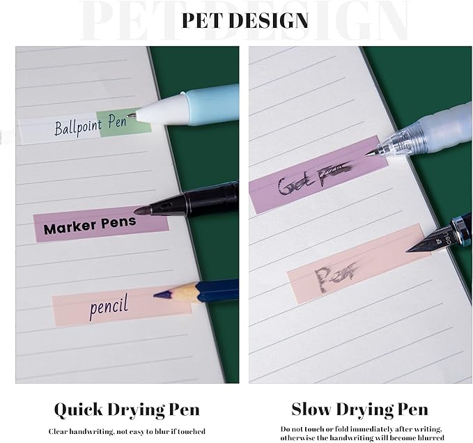 Golcellia Sticky Tabs, 70 Colors, 1400 Pieces, Repositionable Labels, Index Tabs