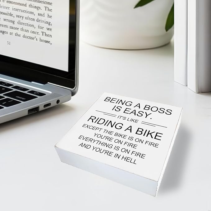 Funny Boss Gifts for Men Women, Cool Gifts for Boss Manager Supervisor, Cubicle Office Desk Decor