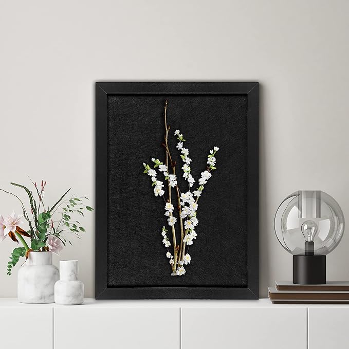 TORASO Cork Board Bulletin Board, 13" X 17" Cork Boards for Walls with Pins, Eye Bolts, gaskets, Screws, Pin Board for Office, School and Home (BK,33 * 43cm,2P)