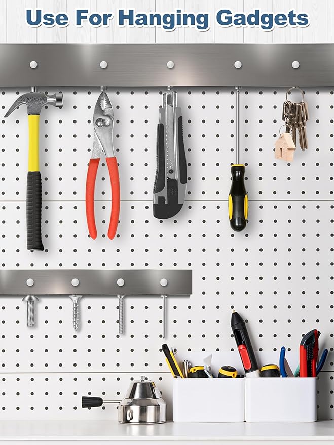 SMARTAKE 320 Pcs Refrigerator Magnets, 6x2mm Small Round Fridge Magnet, Multi-Use Premium Neodymium Office Magnets for Fridge, Whiteboard, Billboard in Home, Kitchen, Office and School (Silver)