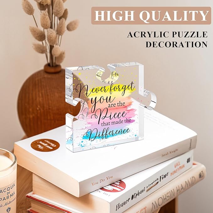 FreeJac Coworker Leaving Gifts for Women Appreciation Award Plaque Retirement Gift New Job Gifts Promotion Gifts for Employee Going Away Gifts Coworkers Goodbye Gifts